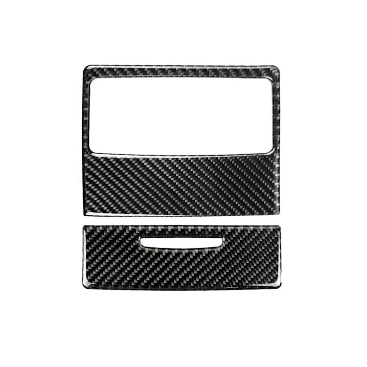 Carbon Fiber Car Rear Air Vent Combination Decorative Sticker with Hole for BMW E90 / E92 2005-2012, Rear Air Vent Combination, Rear Air Vent Combination with Hole