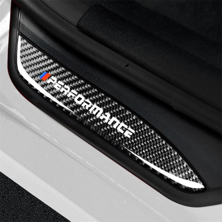 High Edition Carbon Fiber Car Door Threshold Decorative Sticker for BMW E90 2005-2012, Low Edition Door Threshold, High Edition Door Threshold