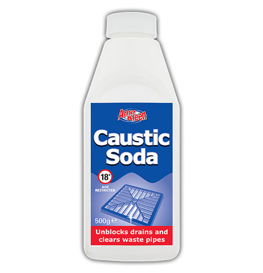 12 x Amokleen Caustic Soda 500G