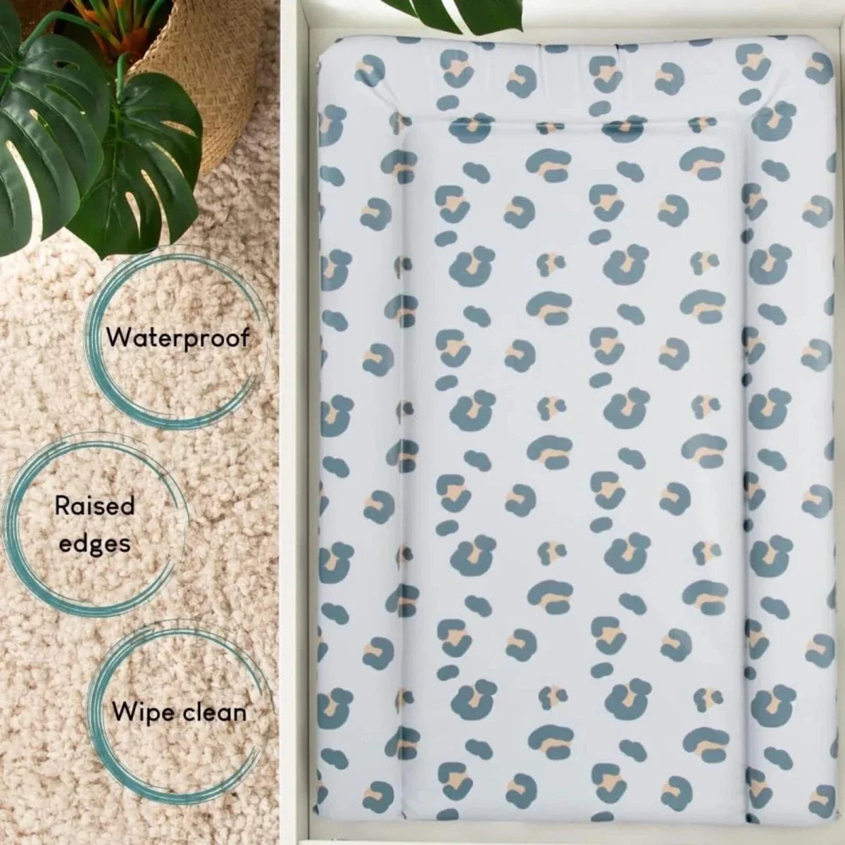 CuddleCo Changing Mat - Leopard Muted