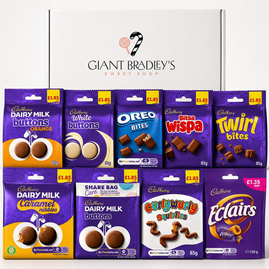 Cadbury Bag Sweet Shop Box (9 Bags)