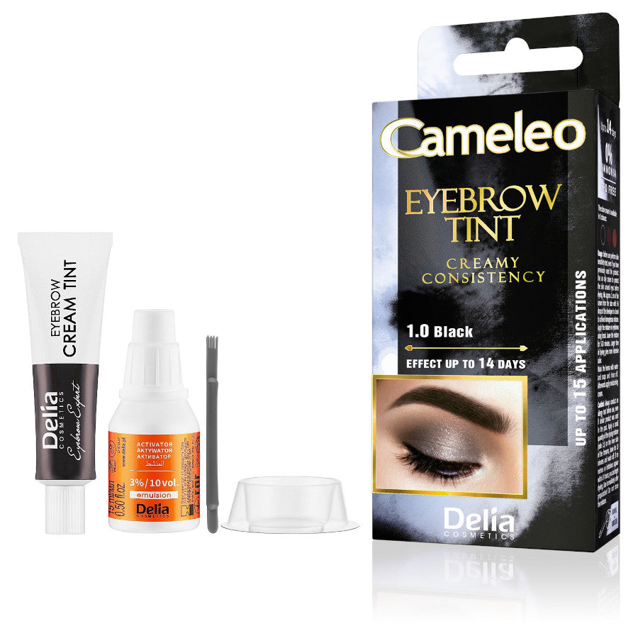 Delia Cameleo Eyebrow Tint Kit - Long-Lasting Professional Definition for At-Home Use
