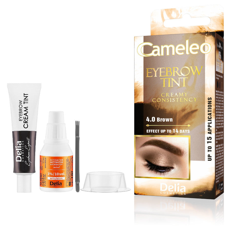 Delia Cameleo Eyebrow Tint Kit - Long-Lasting Professional Definition for At-Home Use