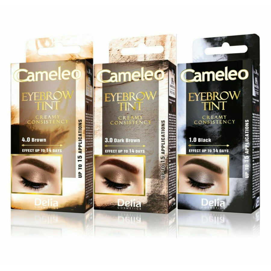 Delia Cameleo Eyebrow Tint Kit - Long-Lasting Professional Definition for At-Home Use