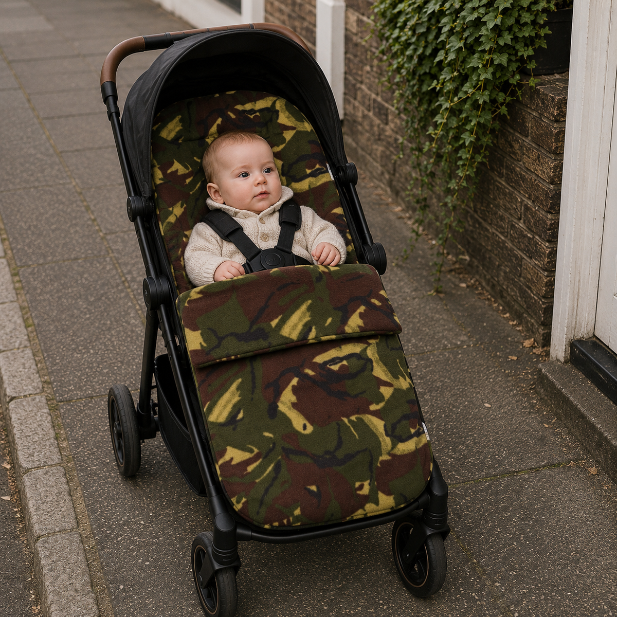 Universal Fleece Pushchair Footmuff / Cosy Toes - Fits All Pushchairs / Prams And Buggies