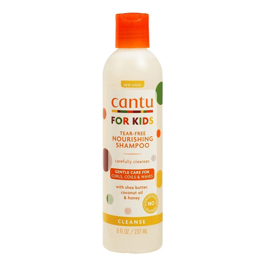 Cantu For Kids Tear-Free Nourishing Shampoo 8 oz / 237 ml - Gentle Cleansing for Kids' Curls