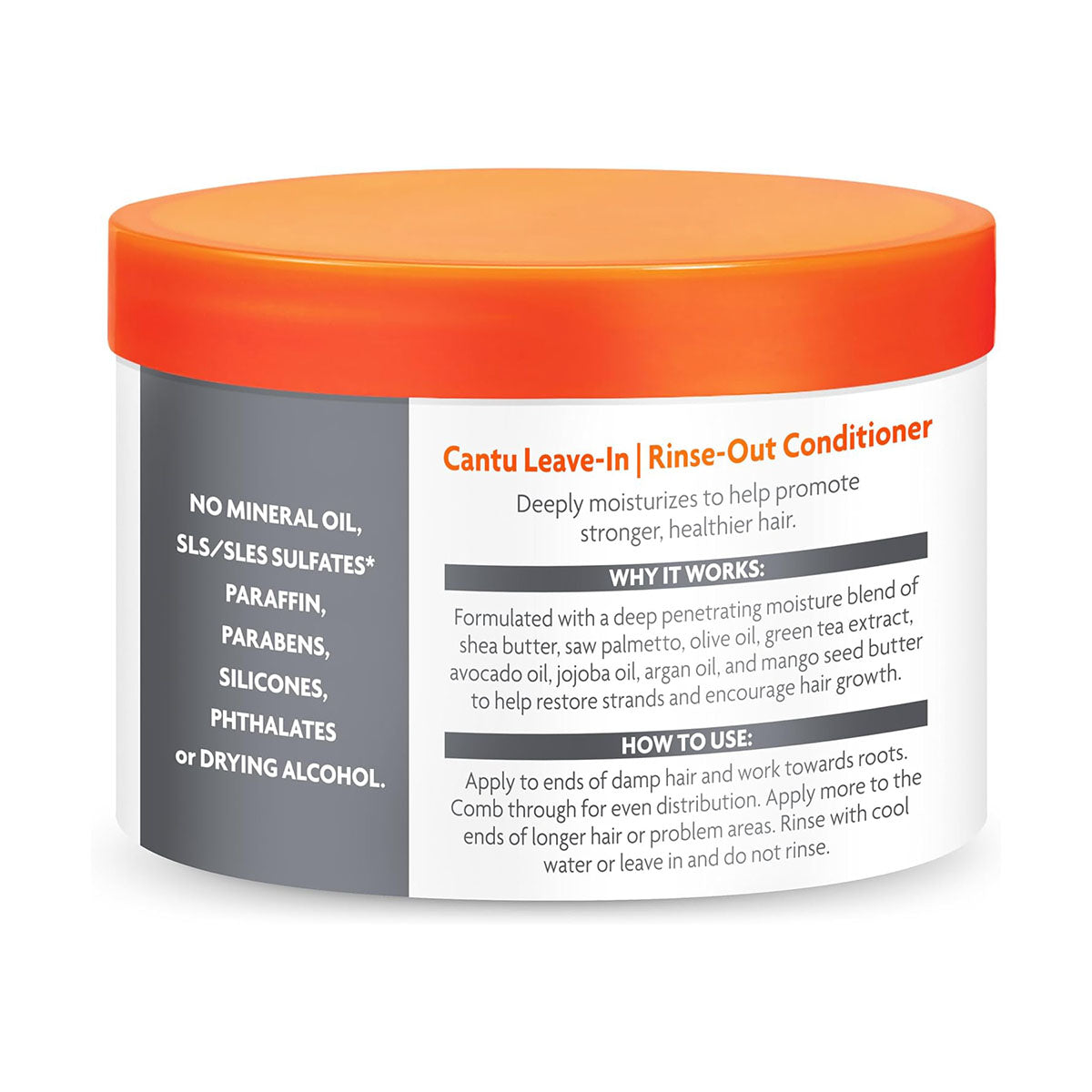 Cantu For Men Leave-In | Rinse-Out Conditioner 13 oz / 384 ml - For Men's Hair & Scalp
