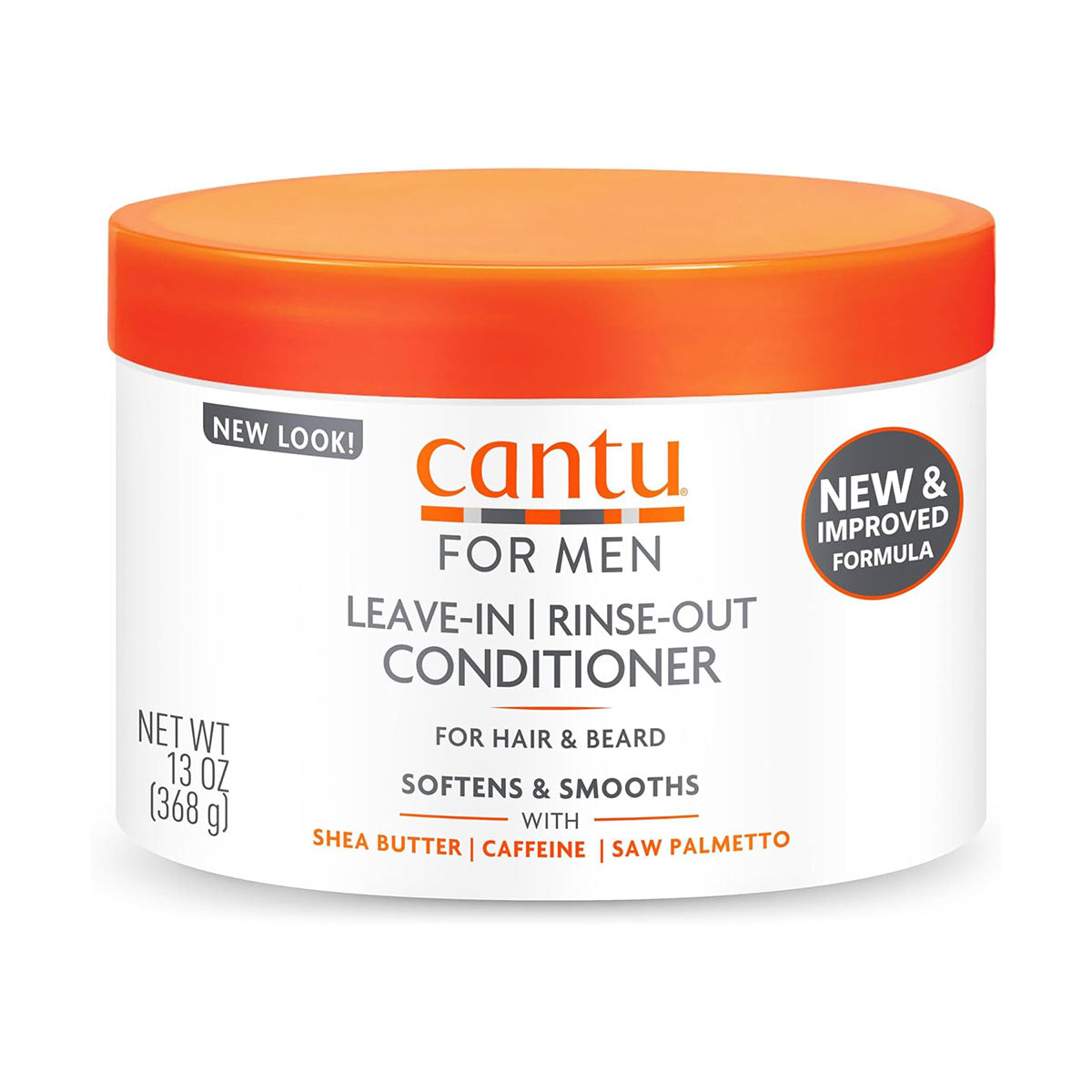 Cantu For Men Leave-In | Rinse-Out Conditioner 13 oz / 384 ml - For Men's Hair & Scalp