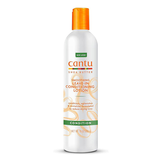 Cantu Smoothing Leave-In Conditioning Lotion 10 oz / 284 gm - For Frizz-Free & Detangled Hair