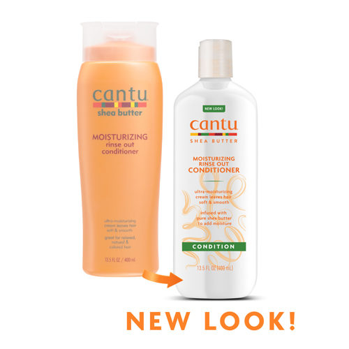 Cantu Moisturizing Rinse Out Conditioner 13.5 oz / 400 ml - For Dry, Damaged & Curly Hair
