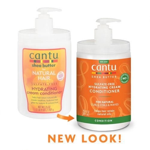 Cantu Sulfate-Free Hydrating Cream Conditioner 25 oz / 739 ml - For Natural Curls & Dry Hair