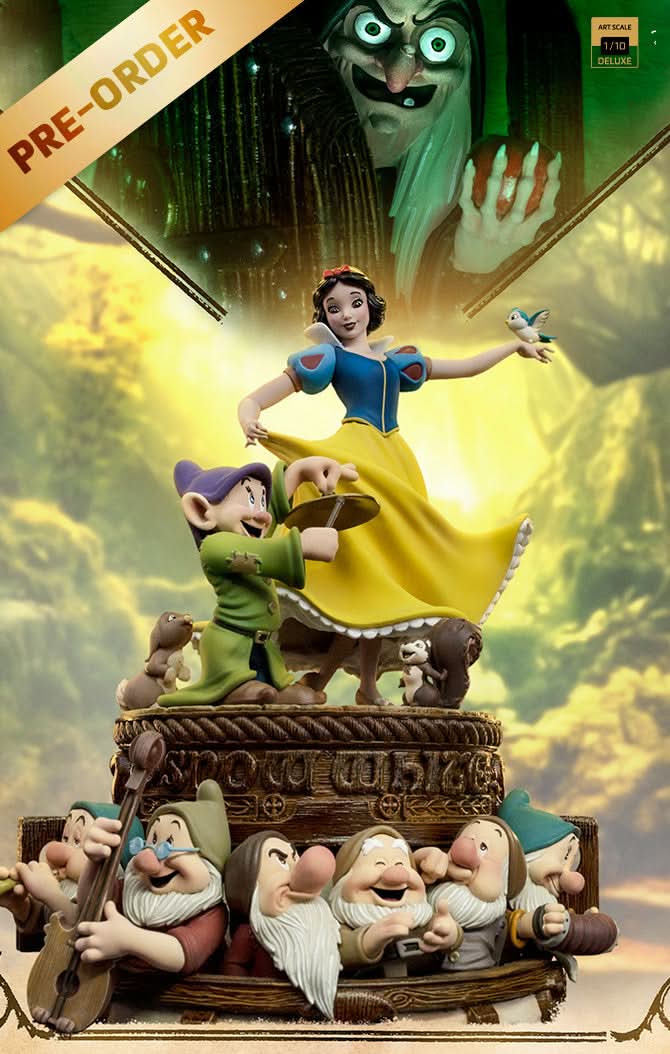 Pre-Order - Statue Snow White Deluxe - Snow White and the Seven Dwarves - Art Scale 1/10 - Iron Studios