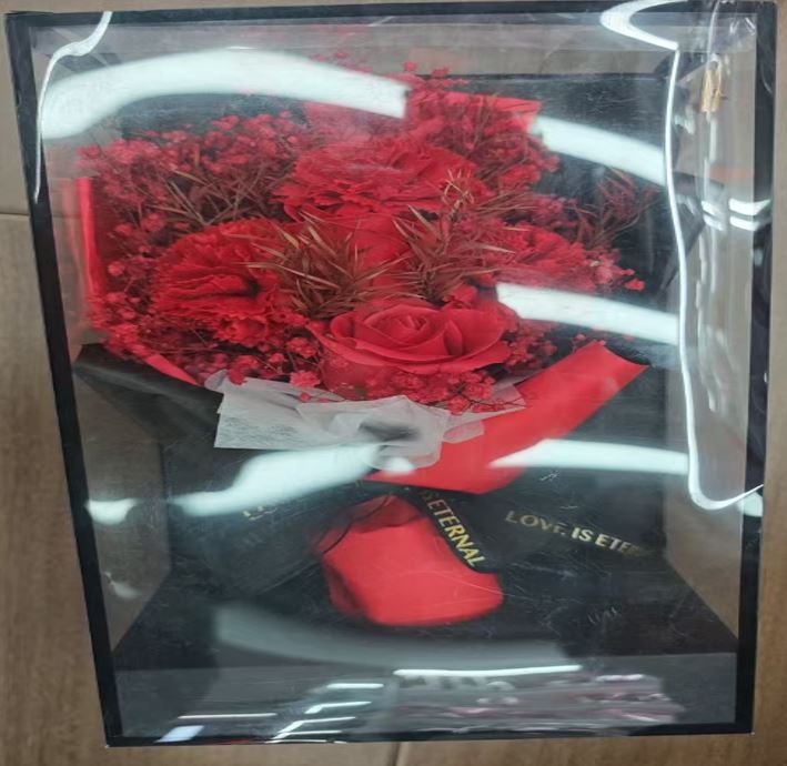 4pcs Gift set Rose Artificial Flower