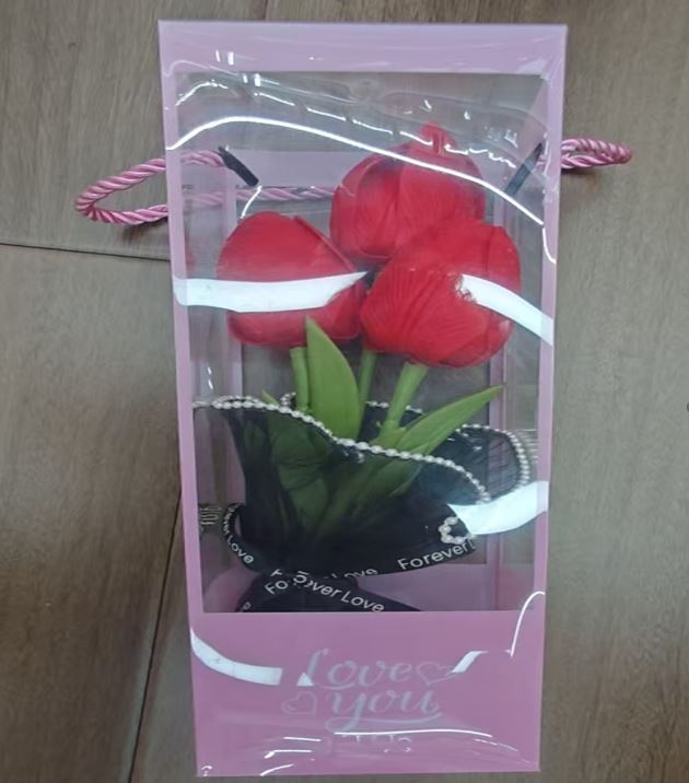 6pcs Gift set Rose Artificial Flower