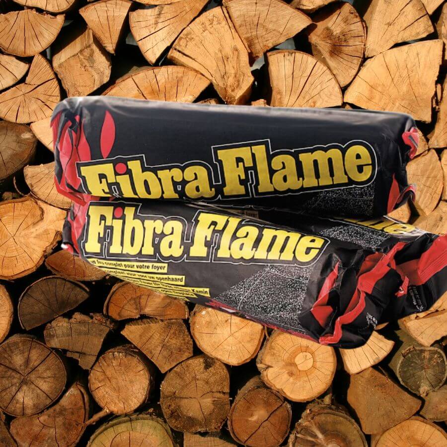 15 x Fibra Flame Premium Fire log