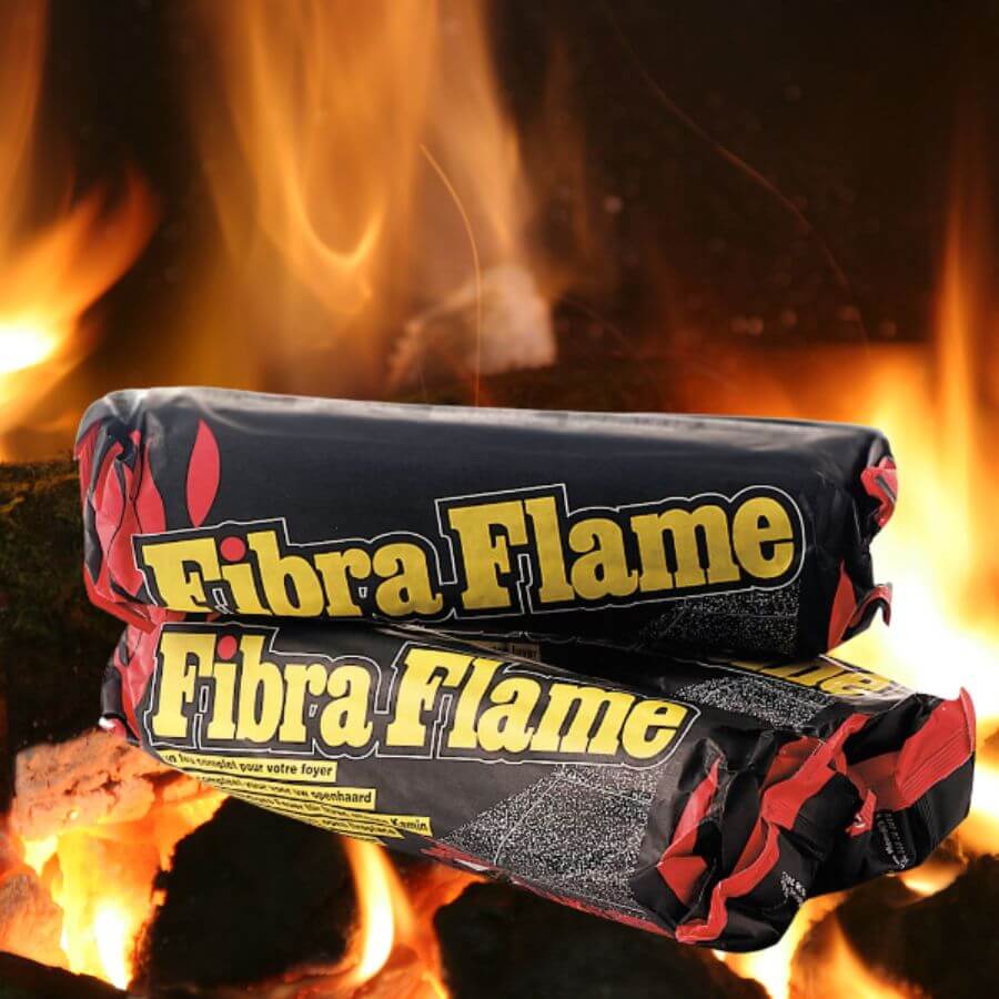 15 x Fibra Flame Premium Fire log