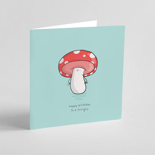 Happy Birthday To A Fun Guy Greeting Card