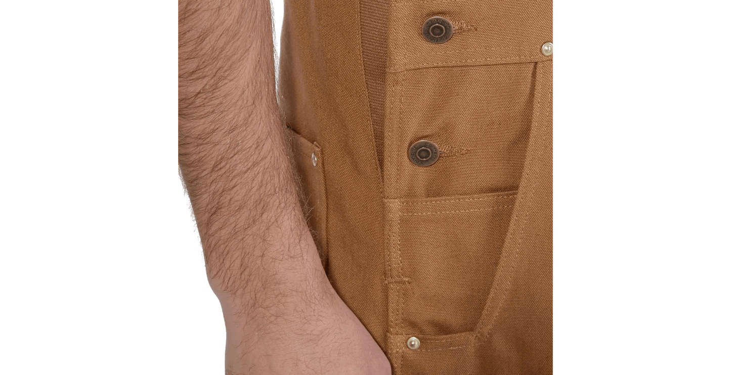 Carhartt 102776 Relaxed Fit Duck Bib Overall Carhartt Brown Waist 46" / Leg 30"