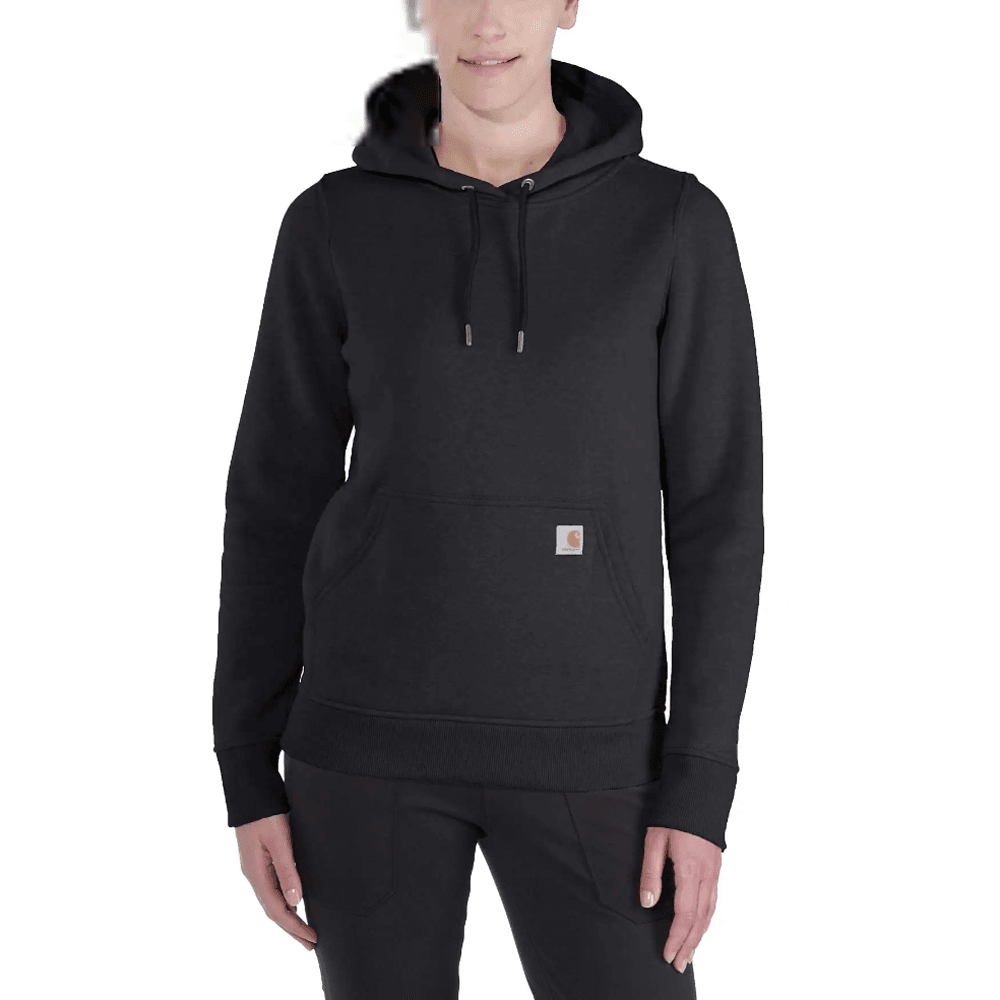 Carhartt 102790 Relaxed Fit Midweight Womens Sweatshirt Hoodie Black Small