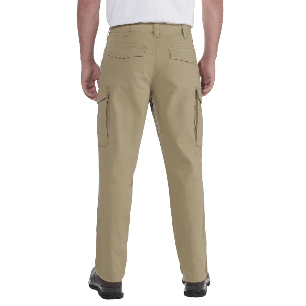 Carhartt 103574 Rugged Flex Relaxed Fit Canvas Cargo Pant Trouser Dark Khaki Waist 38" / Leg 34"