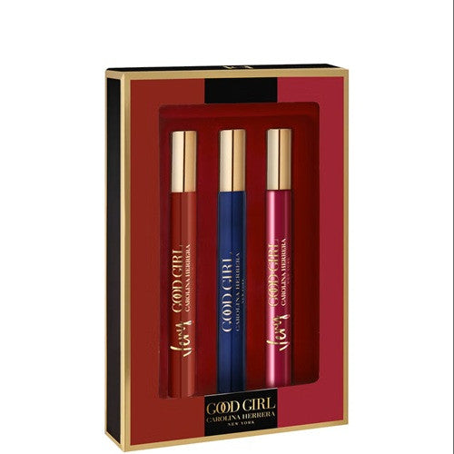 Carolina Herrera Miniature Gift Set - Very Good Girl EDP 10ml + Very Good Girl Glam EDP 10ml + Good Girl EDP 10ml