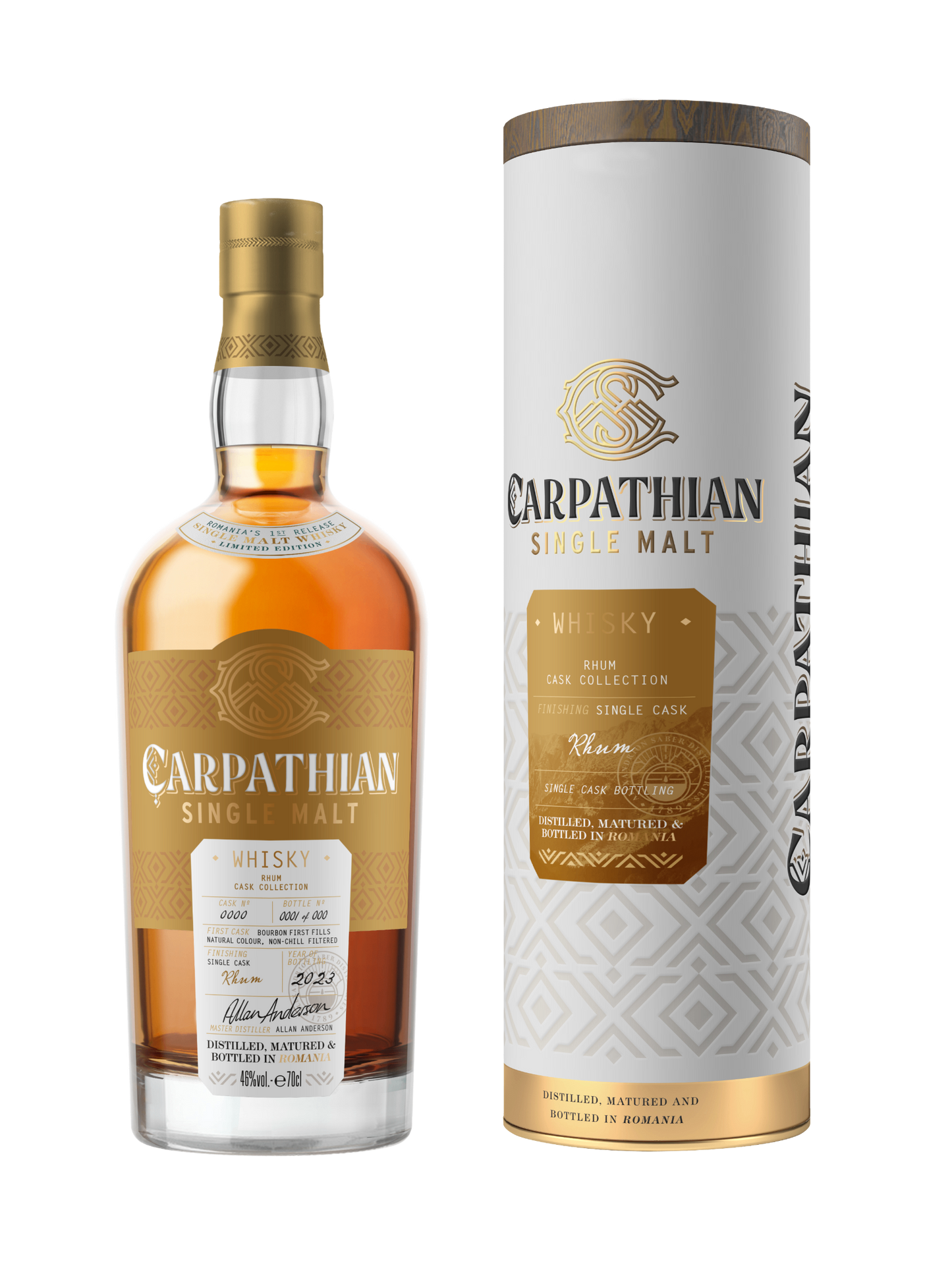 Carpathian Rhum Single Malt Whisky 700ml 46% ABV