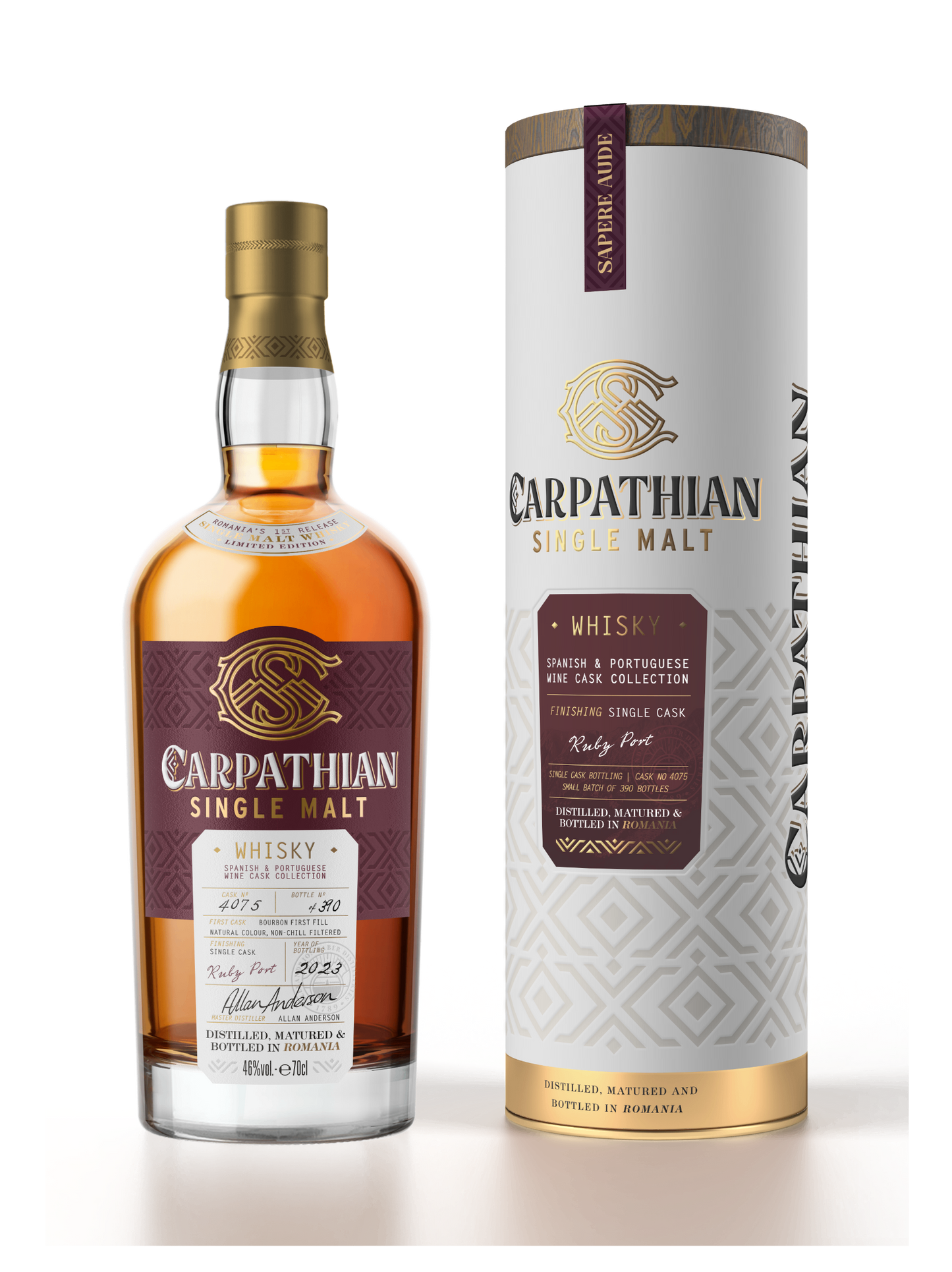 Carpathian Ruby Port Single Malt Whisky 700ml 46% ABV