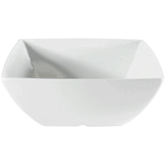 Classic Square Melamine White Bowl 1800ml / 60oz - Pack of 12