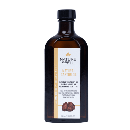 Nature Spell Castor Treatment Oil For Hair Growth & Skin Hydration for All Hair & Skin Types 150ml/5.07 oz