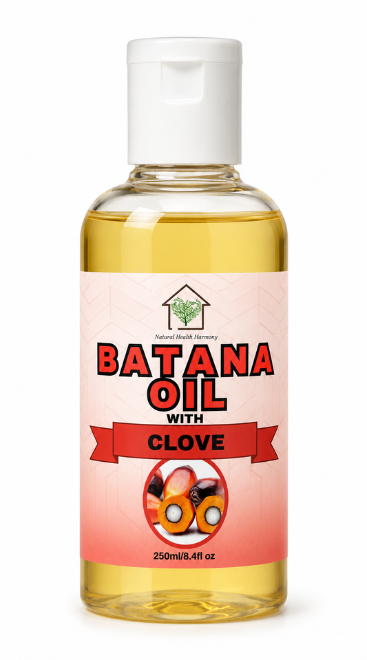 Natural Health Harmony Batana Oil with Clove Hair Growth & Scalp Nourishment Oil for All Hair Types 250ml/8.45 oz