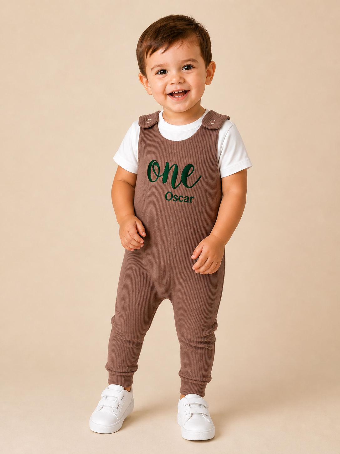 Biscuit Personalised or Plain Dungarees