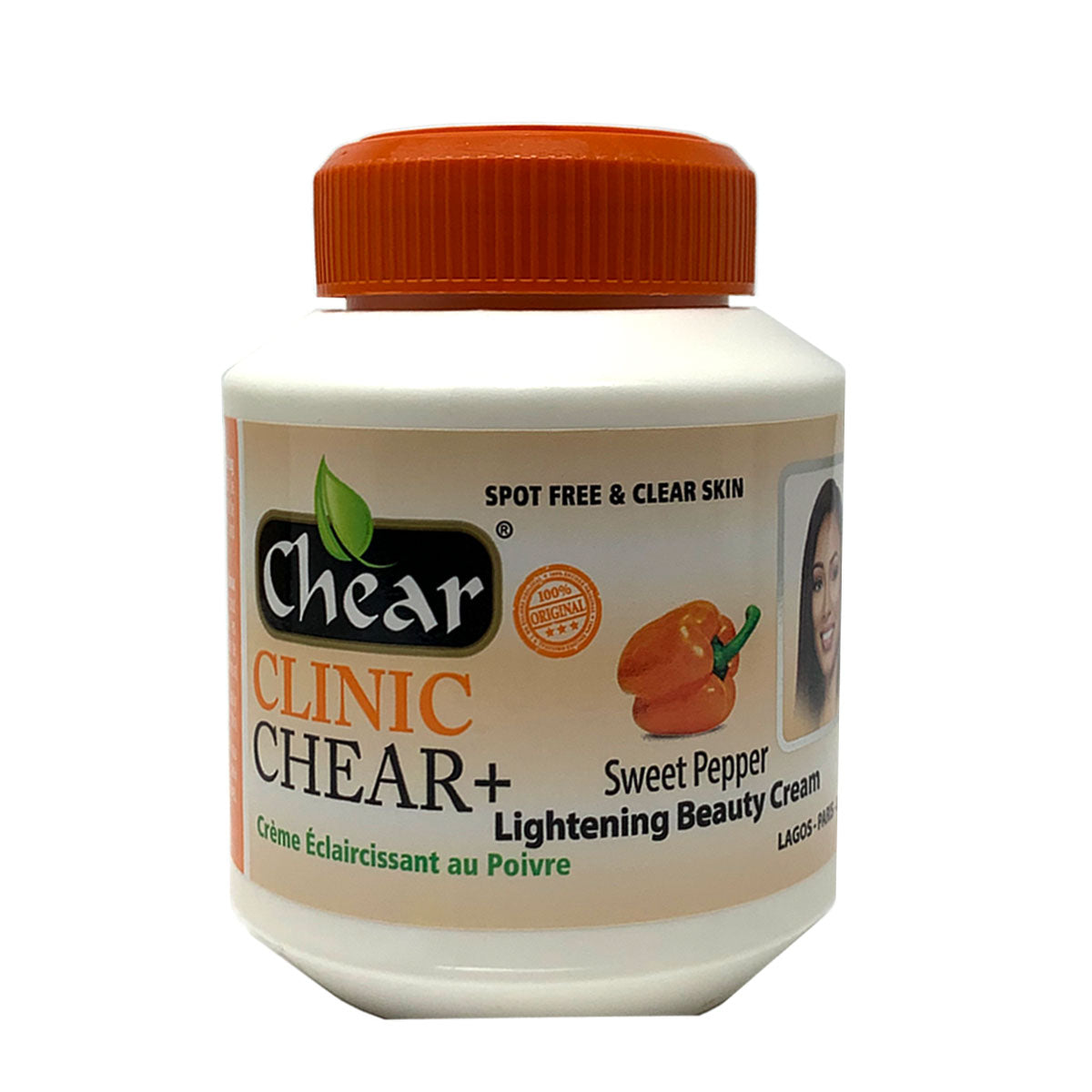 Chear Clinic Chear + Sweet Pepper Skin Cream Skin Lightening & Even Tone for All Skin Types 500ml/16.91 oz