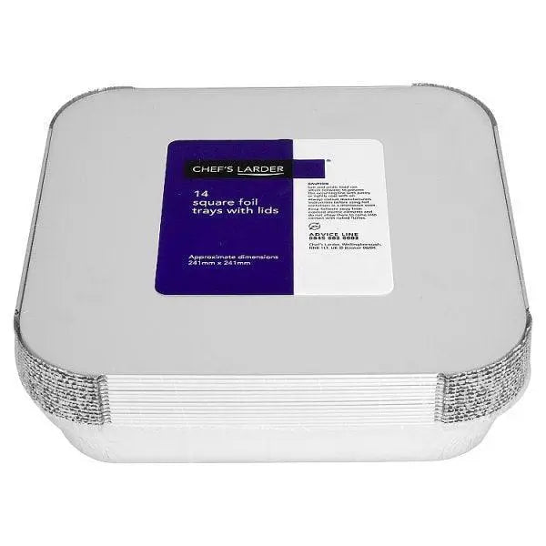Chefs Larder Foil Trays with Lids