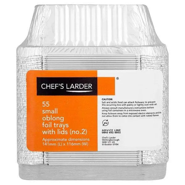 Chefs Larder Foil Trays with Lids