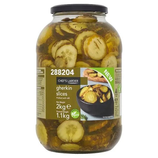 Chef's Larder Gherkin Slices 2kg