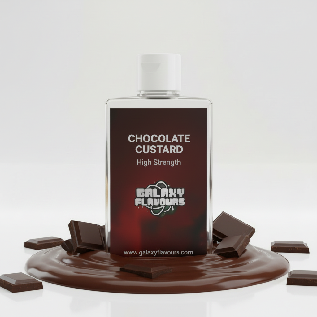 Chocolate Custard Food Flavouring Concentrate – Professional High Strength – 250ml