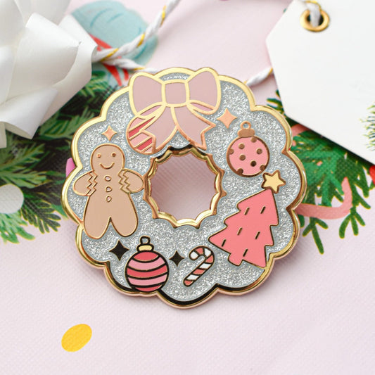 Silver Christmas Wreath