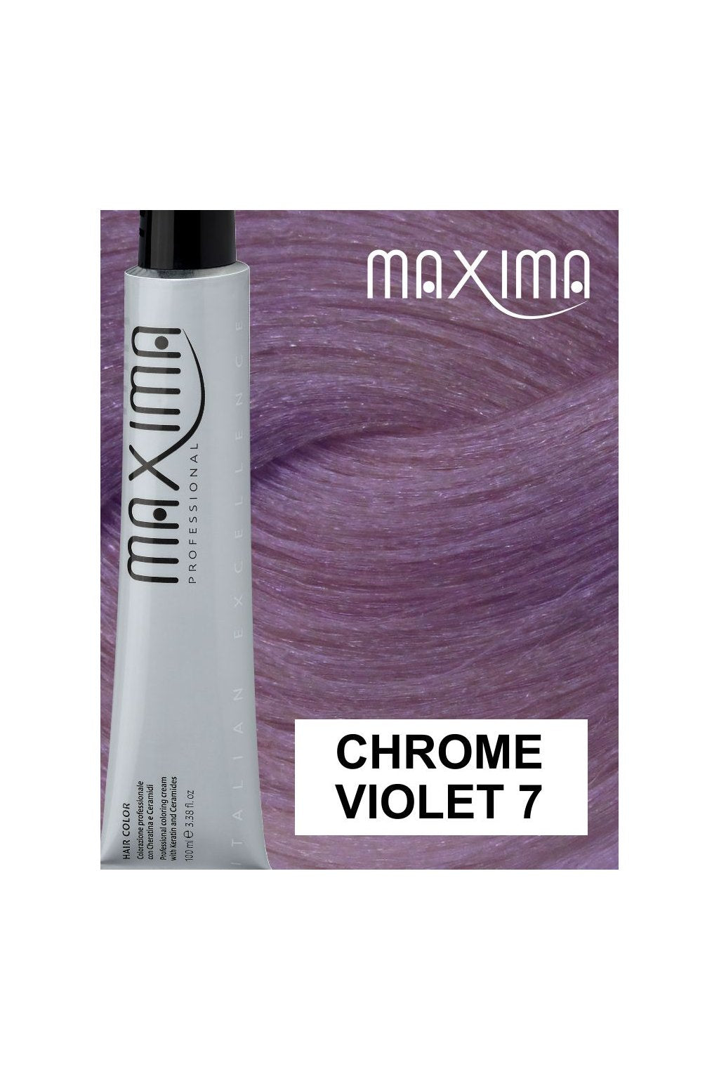 Maxima Metallic Permanent Hair Colour for Vibrant, Long-Lasting Shine 100ml/3.38oz