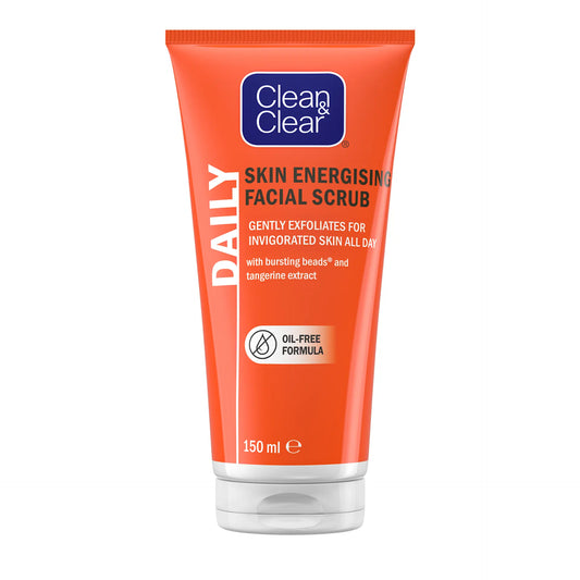 Clean & Clear Morning Energy Skin Energising Daily Facial Scrub Gentle Exfoliation 150 ml/5.1 oz