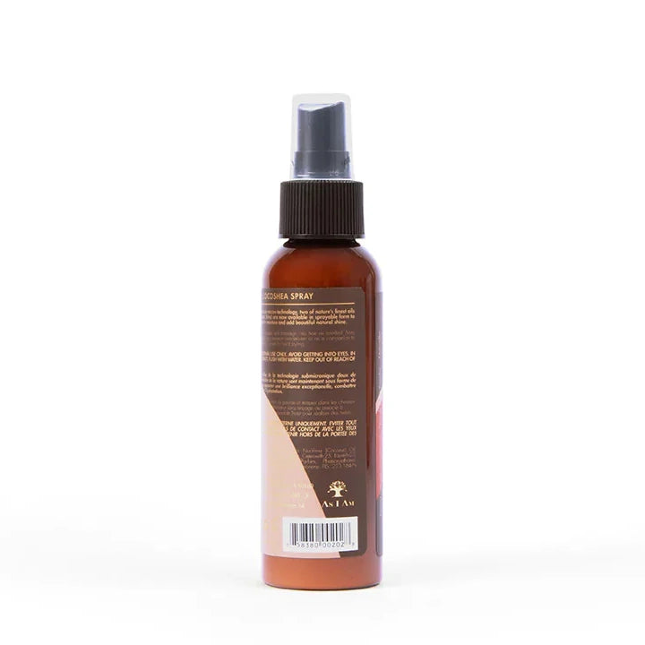 As I Am CocoShea Spray Moisturising & Detangling for Curly & Coily Hair 4 oz