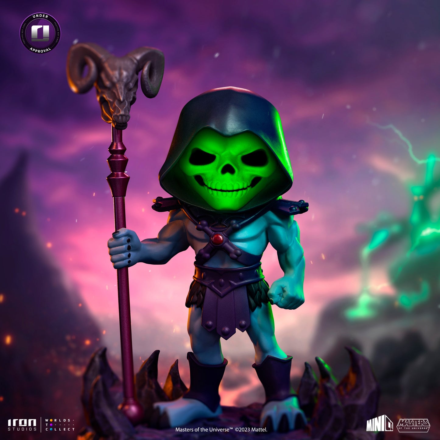 Statue Skeletor Glow In The Dark (2023 Event Exclusive) - Masters of the Universe - Minico - Iron Studios