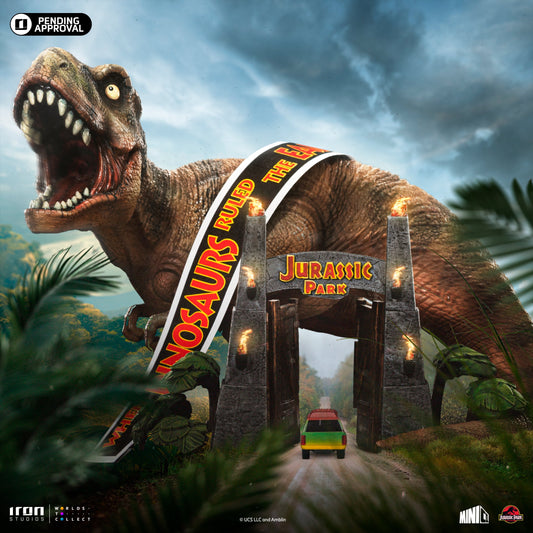 Statue T-Rex Deluxe - Jurassic Park - Minico - Iron Studios