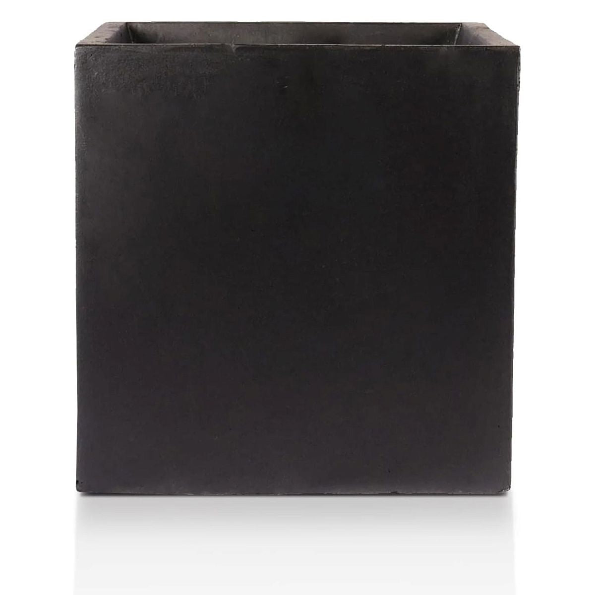 IDEALIST Lite Contemporary Flower Box Square Garden Planter, Light Concrete Outdoor Plant Pot H30 L30 W30 cm, 27L