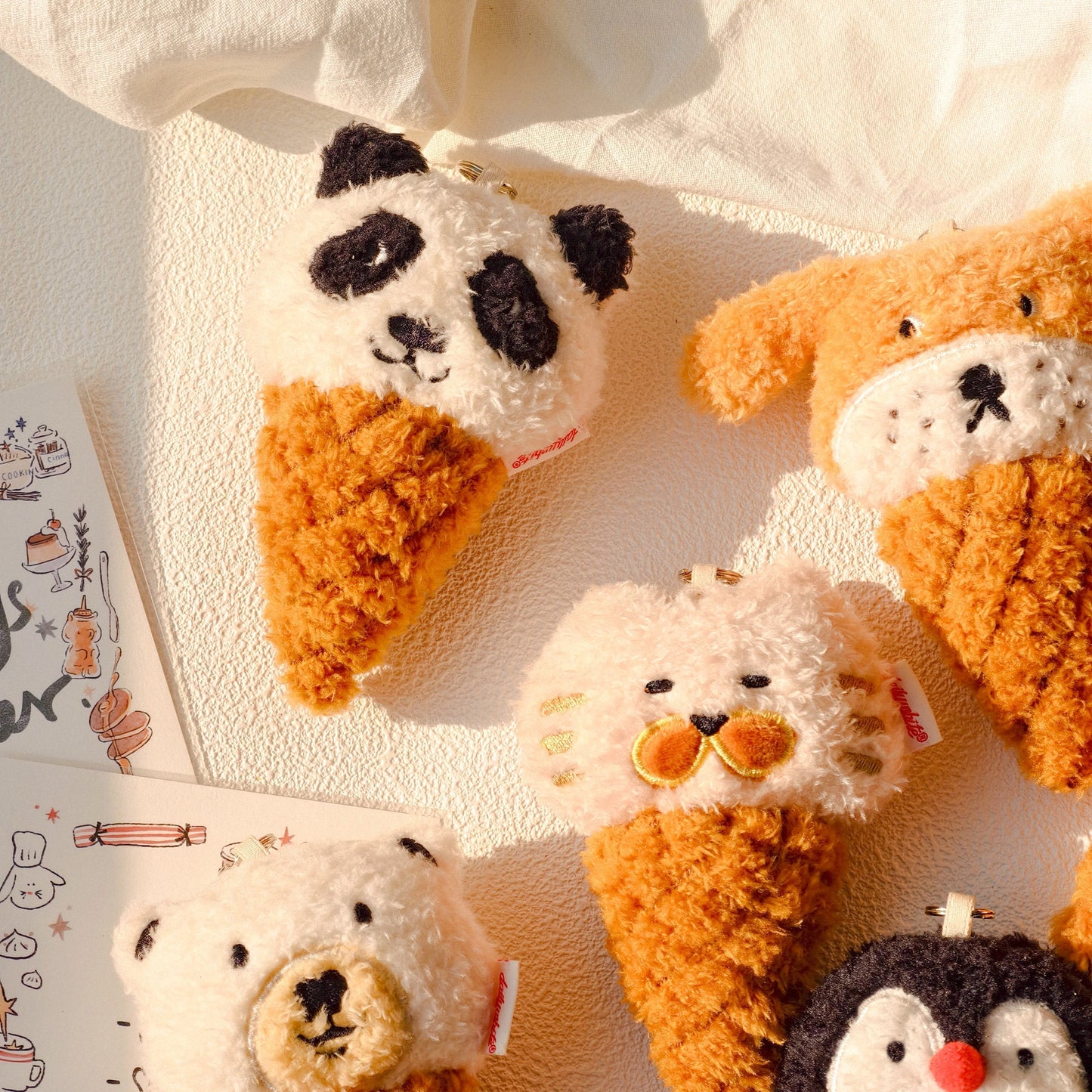 Daily White | Puppy Ice Cream Cone Plush Charm