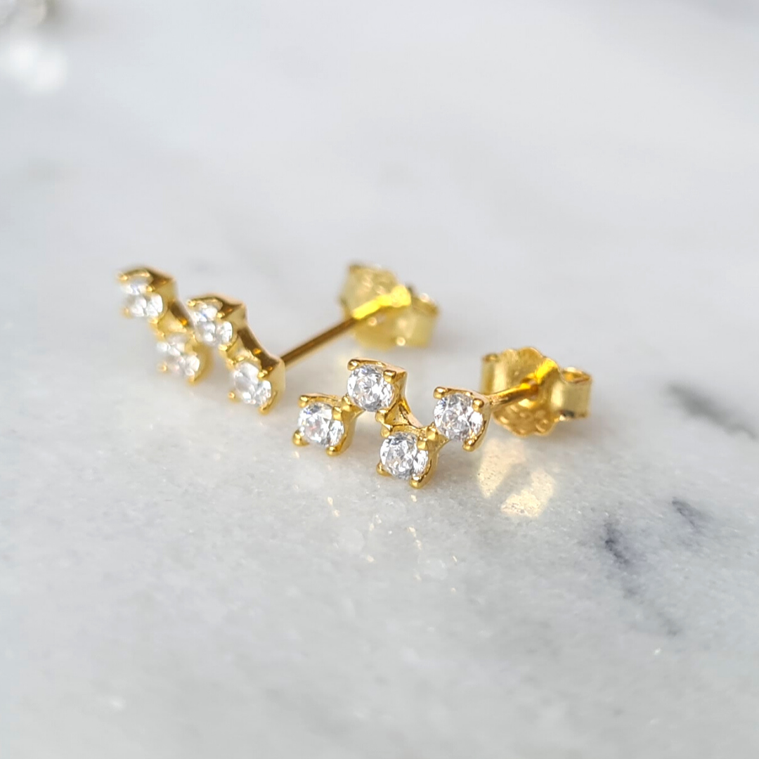 Constellation Earrings in Gold