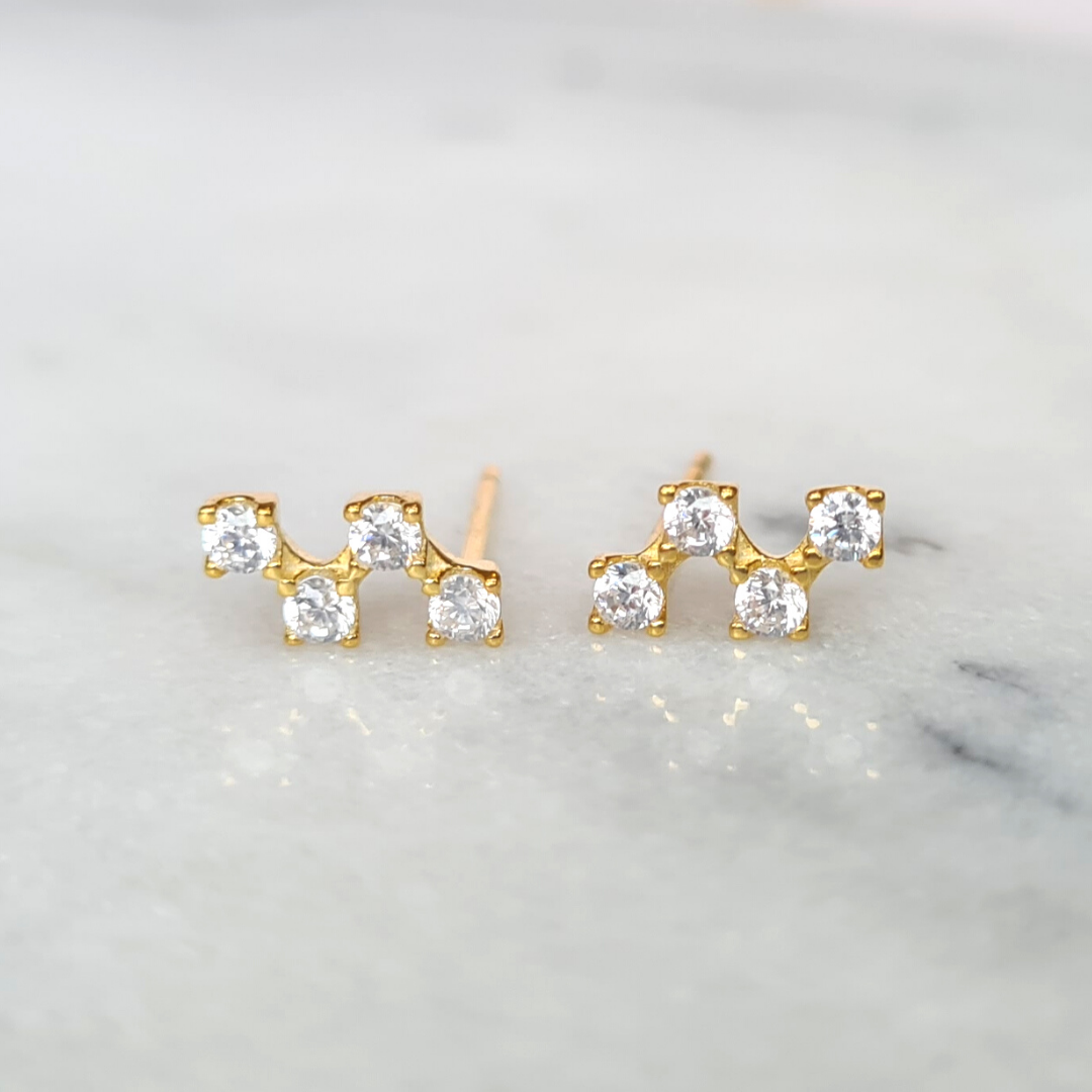 Constellation Earrings in Gold