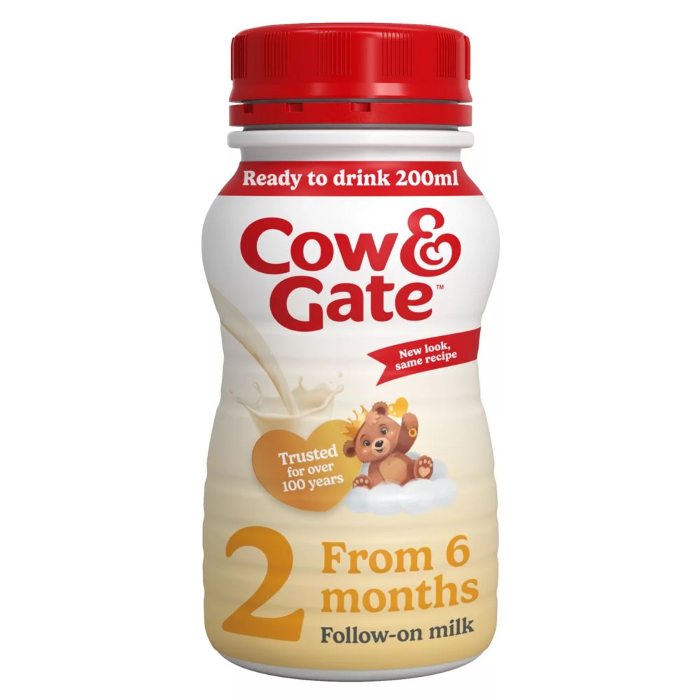 Cow & Gate 2 Follow On Baby Milk Formula 200ml (Case of 12)