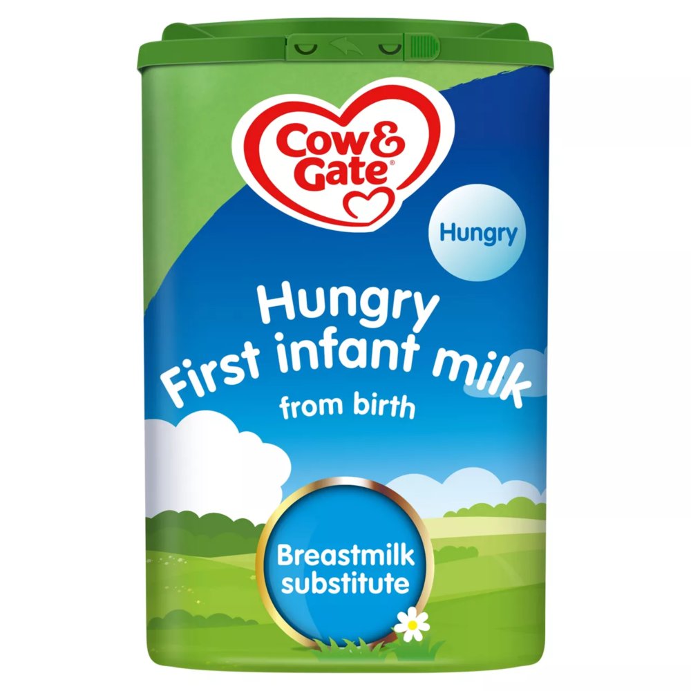 Cow & Gate Hungry First Baby Milk Formula Powder From Birth 800g