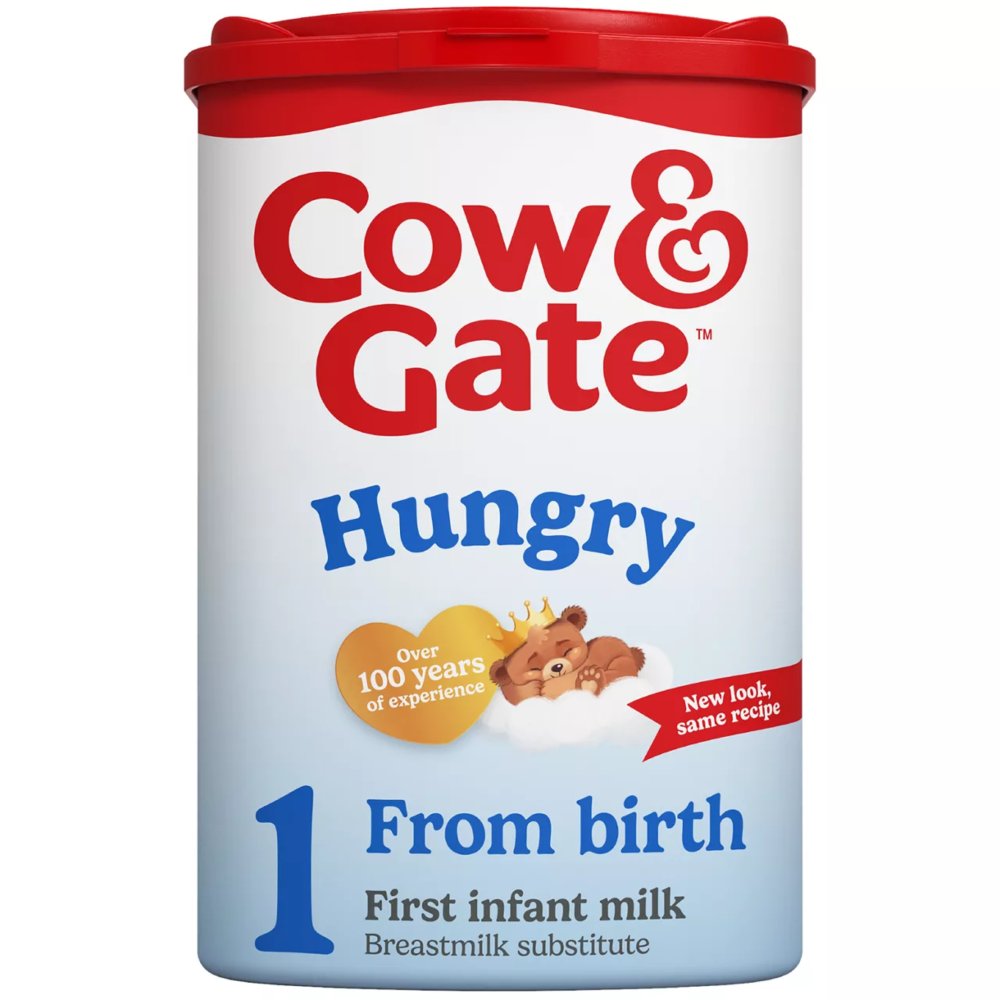 Cow & Gate Hungry First Baby Milk Formula Powder From Birth 800g