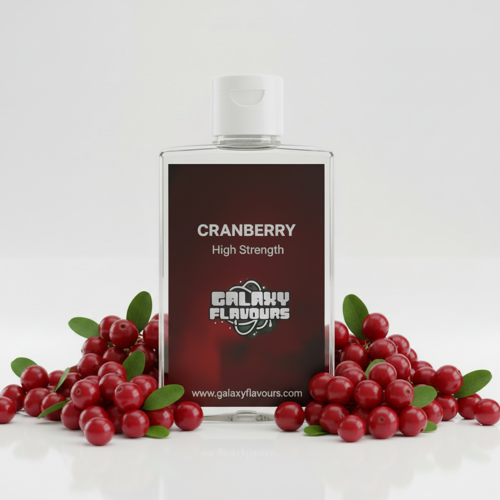 Cranberry Food Flavouring Concentrate – Professional High Strength – 100ml